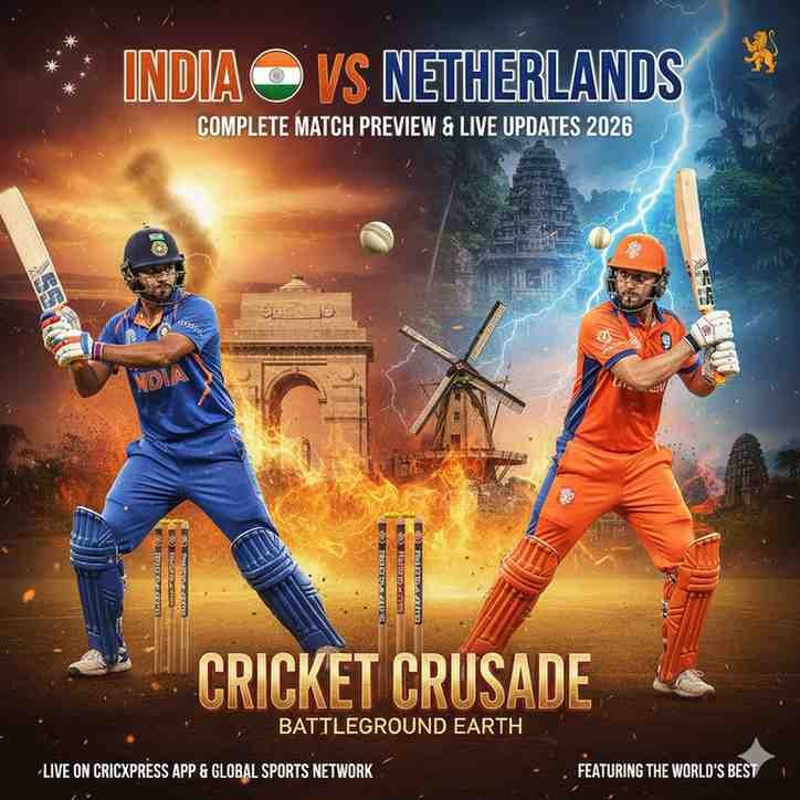 🇮🇳 INDIA VS NETHERLANDS 🇳🇱: LIVE T20 WORLD CUP 2026 MATCH PREVIEW