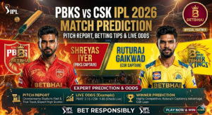 CSK vs PBKS IPL 2026 Match Prediction: Who Will Win Today? Chepauk Pitch Report & Betting Tips