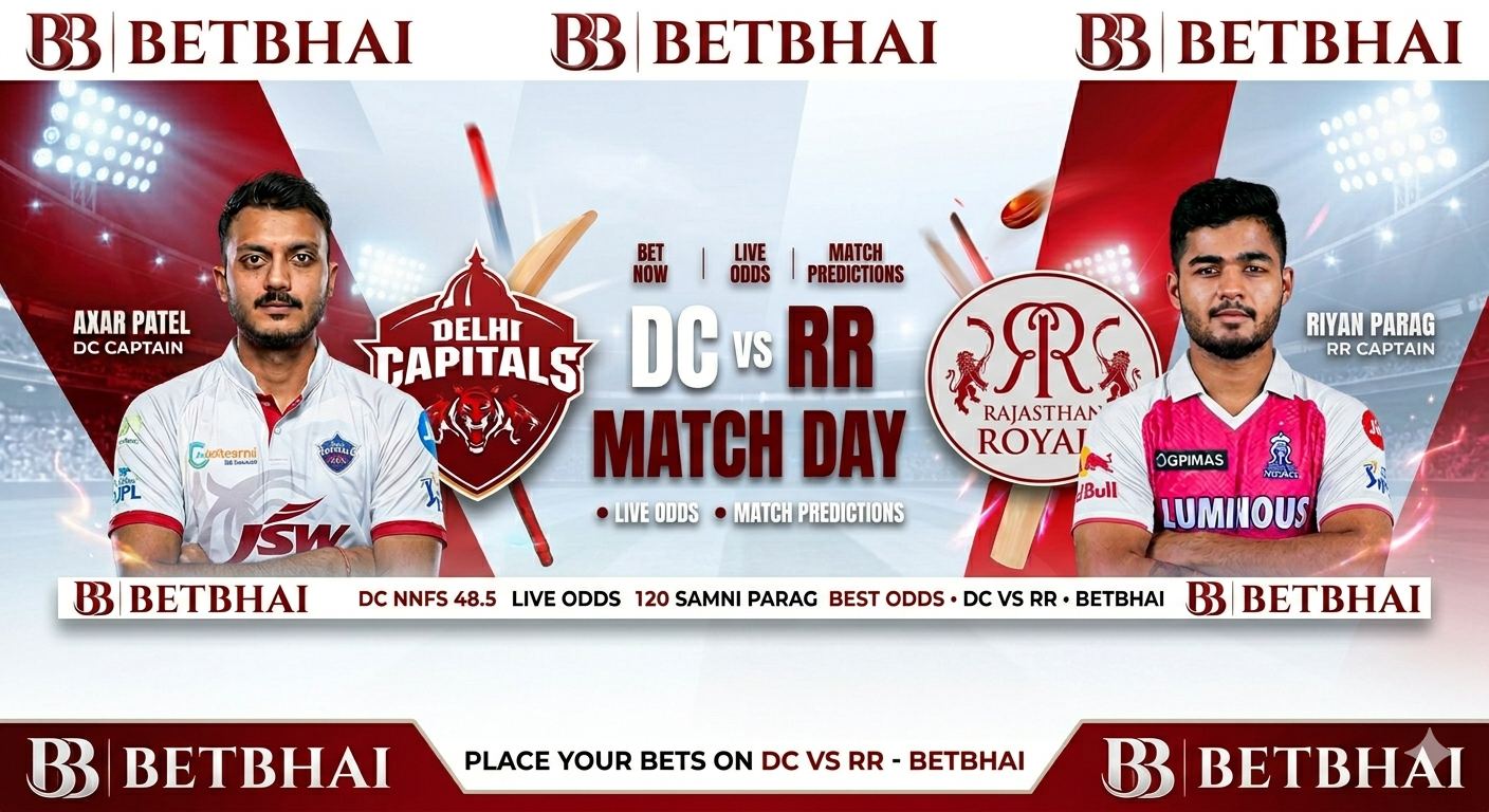 dc vs rr dream11 team prediction ipl 2026 bet on betbhai